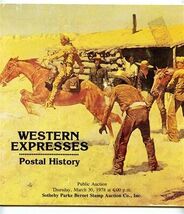 Western Expresses Postal History 1978 Sotheby Parke Bernet Stamp Auction... - $17.82