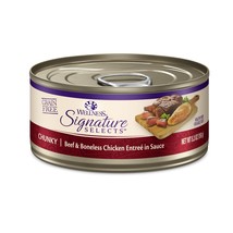 Wellness Cat Core Signature Select Chunky Beef Chicken Entrée 5.3oz. (Case of 12 - £69.23 GBP