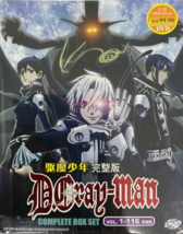 Anime DVD D.Gray-Man Serie Completa Vol.1-116 Final Inglés Doblado Envío... - £38.05 GBP