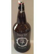 7venth Sun Brewery Brown Glass Growler with Swing Top Lid 32oz - €14,60 EUR