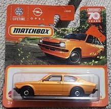 Matchbox  1975 OPEL KADETT Short Card - $7.27