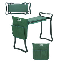 Patio Foldable Garden Kneeler Seat Tool Bag Outdoor Work Storage Stool C... - $45.99