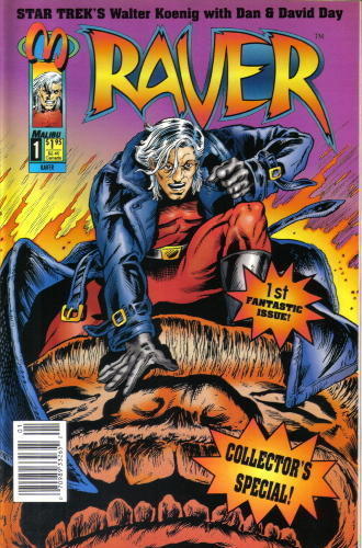 Star Trek&#39;s Walter Koenig Raver Comic Book #1 Malibu Comics NEW UNREAD N... - $2.99