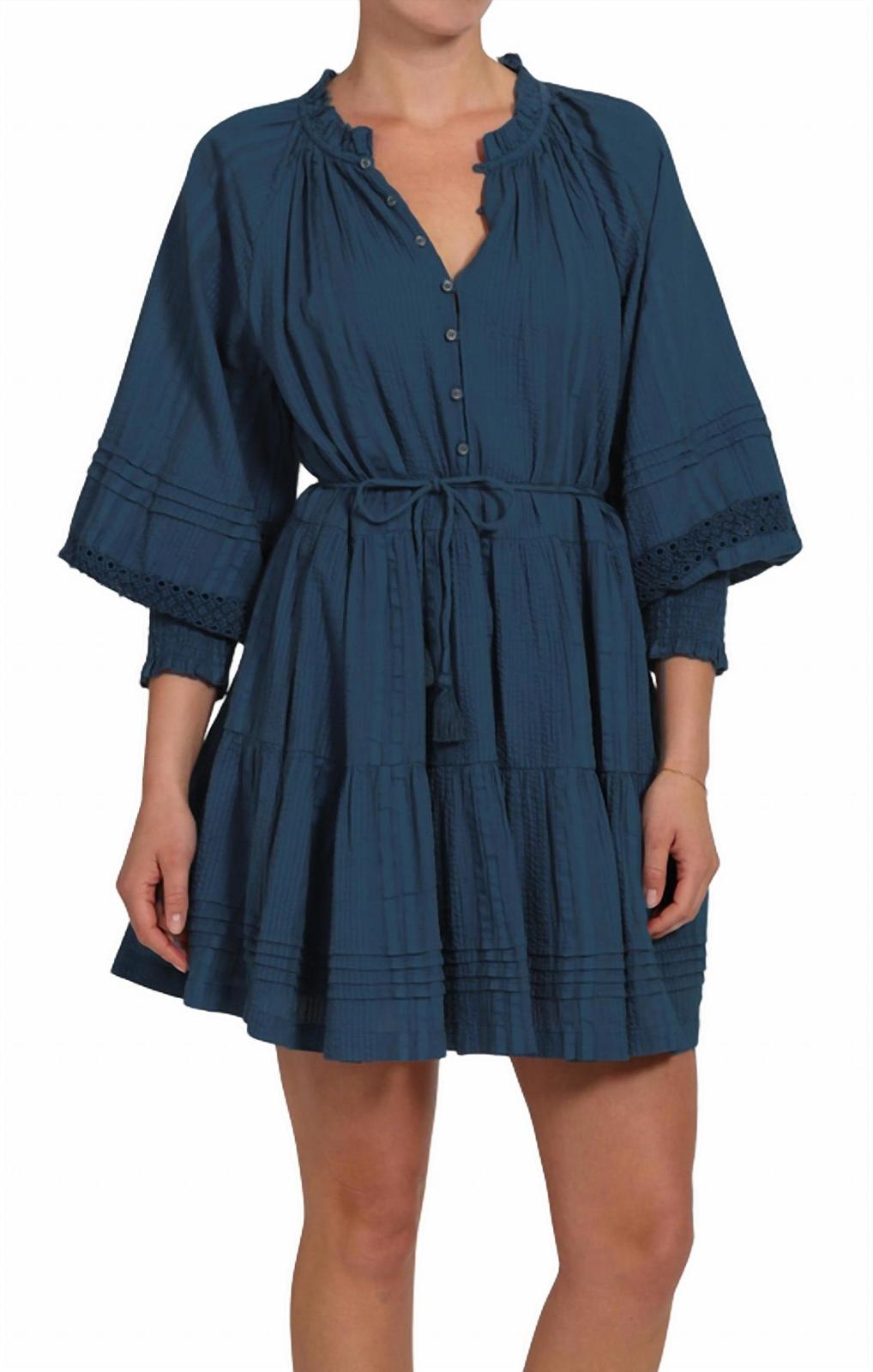 Cleobella Meadow Mini Dress Navy - $132.00