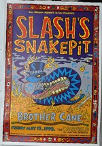 SLASH – SNAKE PIT CONCERT POSTER Signed By Slash – 1995 Bill Graham, War... - £1,241.20 GBP