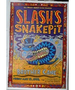 SLASH – SNAKE PIT CONCERT POSTER Signed By Slash – 1995 Bill Graham, War... - £1,218.93 GBP