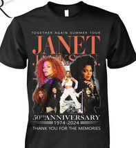 Janet Jackson 50Th Anniversary T-Shirt 1974 – 2024 Together Again Summer Tour - £11.18 GBP+