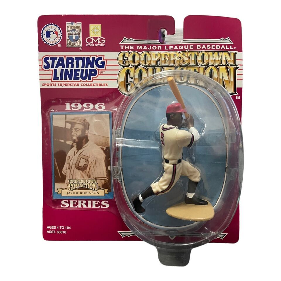 Jackie Robinson 1996 Kenner Starting Lineup Cooperstown Collection Figure & Card - £6.30 GBP