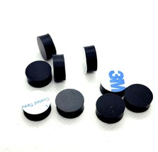 1/2&quot; Round Stick on Rubber Bumper Feet 3/16&quot; Thick Spacers 3M Backing Foot Pads - £8.24 GBP+