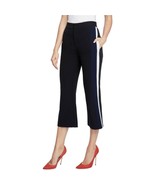 RACHEL Rachel Roy NWT Side Stripe Cropped High Rise Dress Pants Black Si... - £28.37 GBP