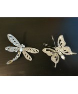 A Pair of Butterfly &amp; Dragonfly Shape Hair Clips - $15.99