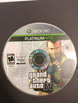 Microsoft Xbox 360 Grand Theft Auto IV 2008 Platinum Hits Disc Only Tested XB - £6.24 GBP