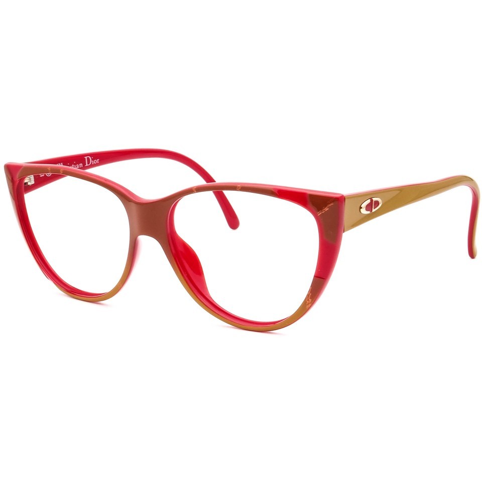 Christian Dior Sunglasses Frame Only 2349 10 Brown & Ruby Square Germany 57 mm Item image 3