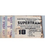 Supertramp Concert Ticket Stub April 18 1979 Seattle Washington - £27.24 GBP
