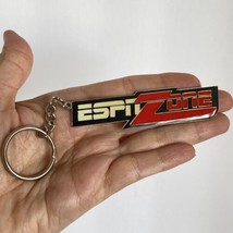 ESPN Zone Logo Metal Keychain Collectible Sports TV Network Souvenir - £11.90 GBP