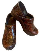 Dansko Clog Inspirational Words Brown &amp; Gold 20th Anniversary Limited Ed... - £37.91 GBP