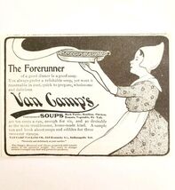 Van Camp Packing Co Concentrated Soups 1899 Advertisement Victorian Food... - €17,16 EUR