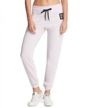 DKNY Womens Sport Terry Logo Patch Joggers Size Large Color Light Purple - £45.44 GBP
