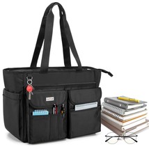 Teacher Tote Bag With Bottom Pad, With Separated Storage Laptop Layer (Up To 15. - £58.52 GBP