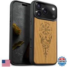 Carveit Magnetic Wooden Case for iPhone 17 Pro Case, Wood Artisan Engrav... - $40.71