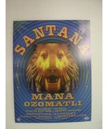 Santana Mana Handbill Affiche Carlos @ Portland Meadows - $44.99