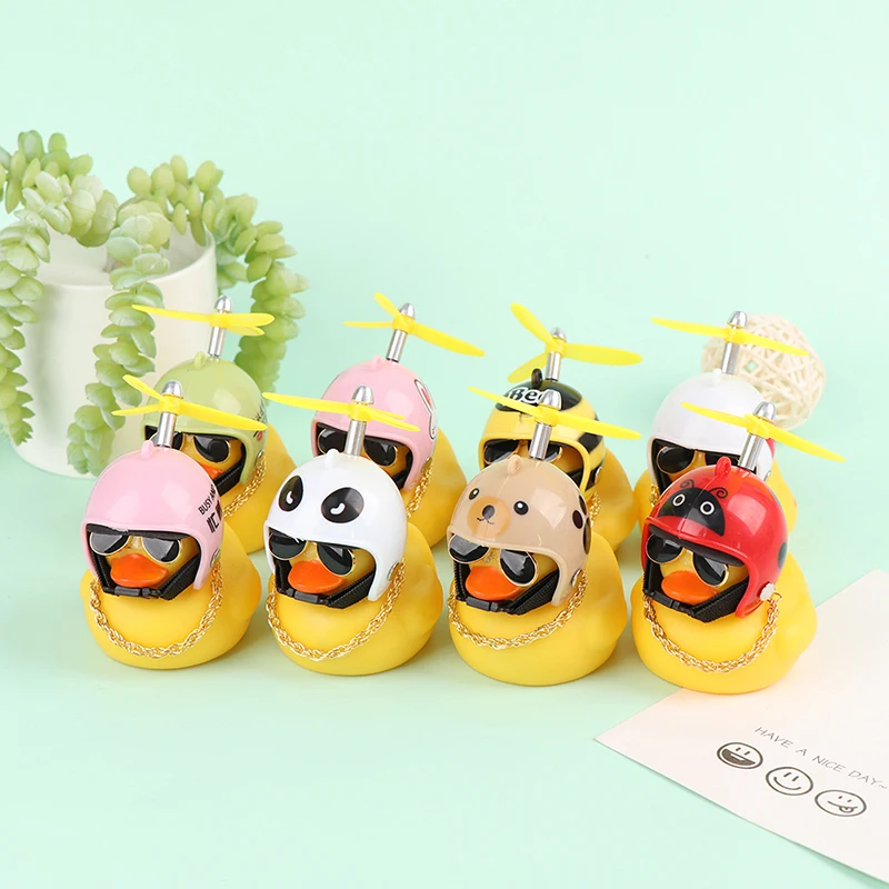 1 PC Lovely Small Yellow Duck Car Goods Gift Wind-breaking Wave-breaking Duck - £10.17 GBP