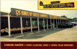 Port Clinton Ohio Cheese Haven Meat and Cheese Shop Deli Vintage Postcard - £7.51 GBP