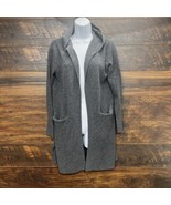 Allthreads Hooded Long Cardigan Women  Size Small Gray Wool Blend Minima... - $16.15