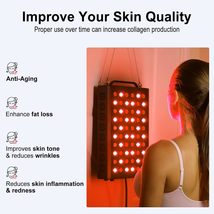 Red Light Therapy Device for Face/Body Near Infrared 660nm 850nm with Ti... - £79.08 GBP