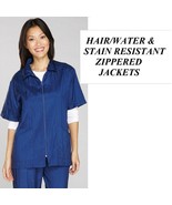 Blue GROOMER STYLIST BARBER JACKET Coat Hair Water Soil Resistant NYLON ... - $37.99