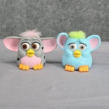 Vintage 1998 Furbys Mcdonalds  Gray  and Blue Moving Feet Tiger Electronics - £4.66 GBP