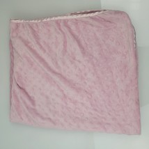 SNUGLY BABY Girl Pink Minky Raised Dot Blanket Thin Satin Trim Lovey 30x... - £31.57 GBP