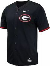 NWT men’s small nike Georgia Bulldogs full button baseball jersey sewn/BSBL - £48.54 GBP