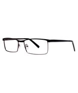 GIOVANI DI VENEZIA Bennett Men&#39;s Eyeglasses Frames - Matte Black 53-17-140 - $137.35 CAD