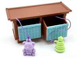 Fisher-Price Loving Family Dollhouse Twin Baby Toy Bin Teddy Bear &amp; Toy - $4.99