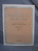 Antique 1900s &quot;Old Fashioned Garden&quot; Sheet Music #204 - £15.81 GBP