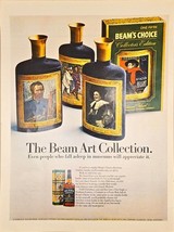 BEAMS CHOICE - Jim Beam - Art Collection - 1966 Vintage Print Ad - $15.12 CAD