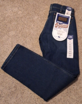 Wrangler Rooted Slim Straight Fit Western Dark Blue Denim Jeans Mens NWT... - $48.50