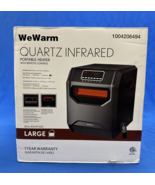 WeWarm - Electric 6 Element Infrared Space Heater Black Plastic - $49.49