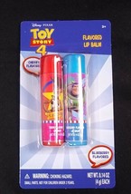 Toy Story 4 2 pack Cherry &amp; Blueberry Flavored Lip Balm NEW - £2.36 GBP