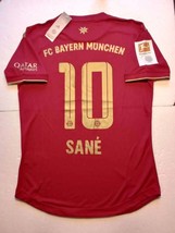 Leroy Sane Bayern Munich Oktoberfest Match Slim Fit Red Soccer Jersey 2022-2023 - £79.93 GBP