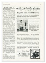 Print Ad LC Smith Typewriter Norman Saksvig Vintage 1938 3/4-Page Advertisement - £7.62 GBP