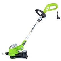 Electric String Trimmer Weed Wacker 15-Inch Corded Eater Grass Cutter Edger - £53.83 GBP