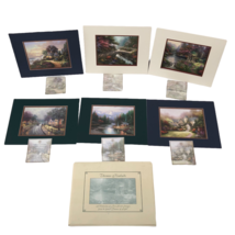 Set of 6 Thomas Kinkade 11x14 Matted Collector’s Prints w/COA  Most Loved Images - £272.23 GBP