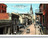 Chartres Street View New Orleans LA Louisiana UNP WB Postcard Y1 - £3.17 GBP