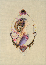Chart N Embellishment + Special Threads &quot;NC328 ARIES&quot; Zodiac Girls By Nora Corbe - £39.55 GBP