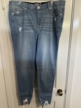 Torrid Sky High Skinny Cut Off Ankles Blue Jeans Size 16 Tall - $44.99