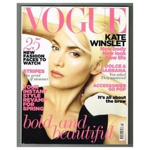 Vogue Magazine April 2011 mbox1299 Bold and beautiful - Kate Winslet - £6.62 GBP