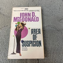 Area Of Suspicion Mystery Paperback Book by John D. McDonald from Fawcett 1961 - £9.74 GBP