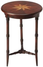 Accent Table Tapered Legs Plantation Cherry Distressed Walnut Maple R - £600.33 GBP